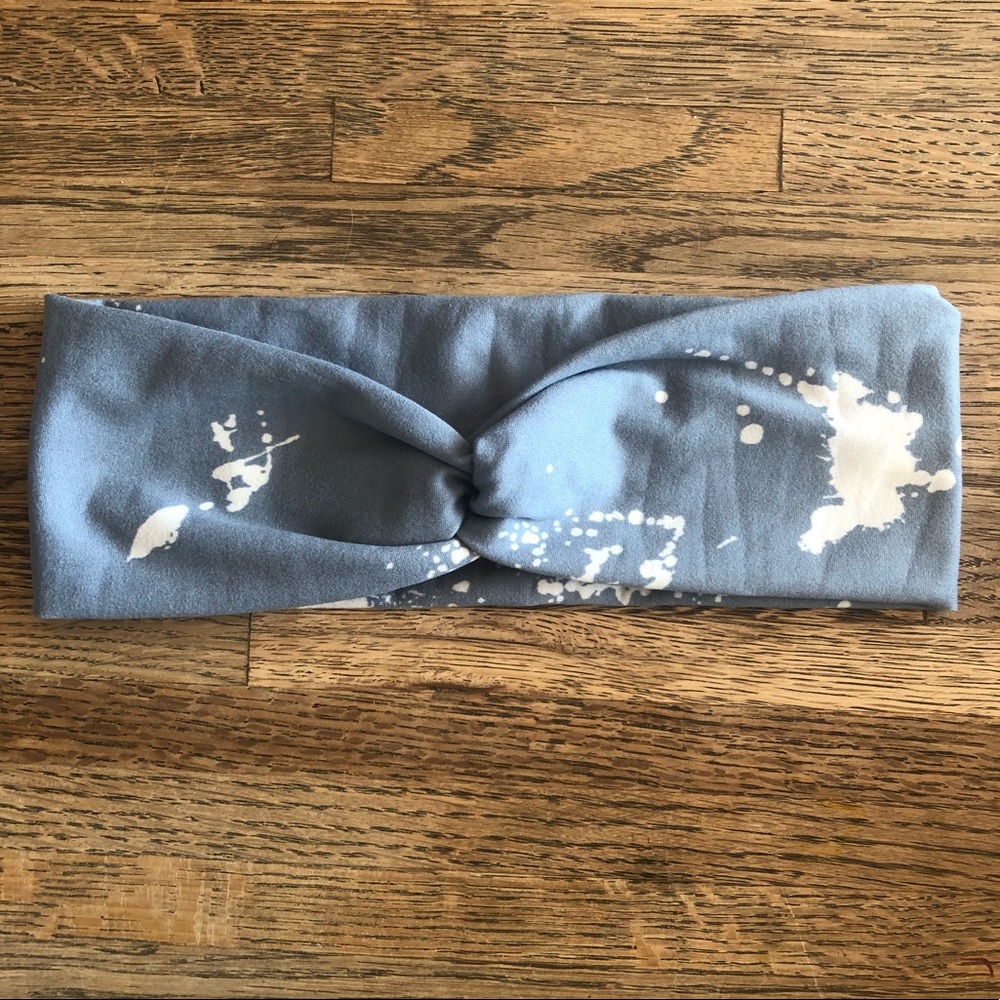 Paint Splatter Twist Headband NEW Handmade